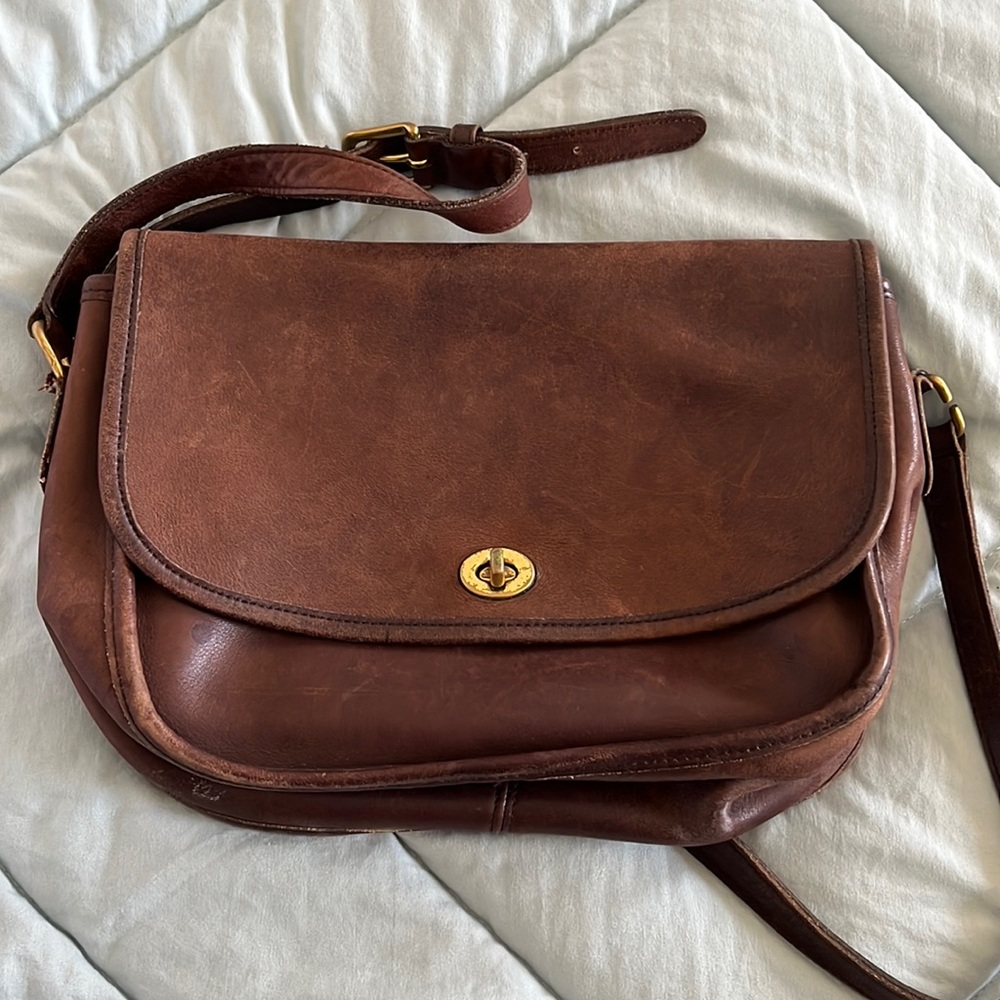 Vintage 80s leather purse